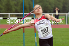 Women and Girls javelin, 2021 North Eastern Track and Field Champs., Middesbrough. Photo: David T. Hewitson/Sports for All Pics